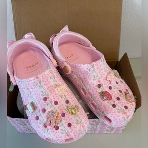Crocs X LoveShackFancy Classic Clog Pink Milk Size W8 NEW IN BOX SHIPS TODAY
